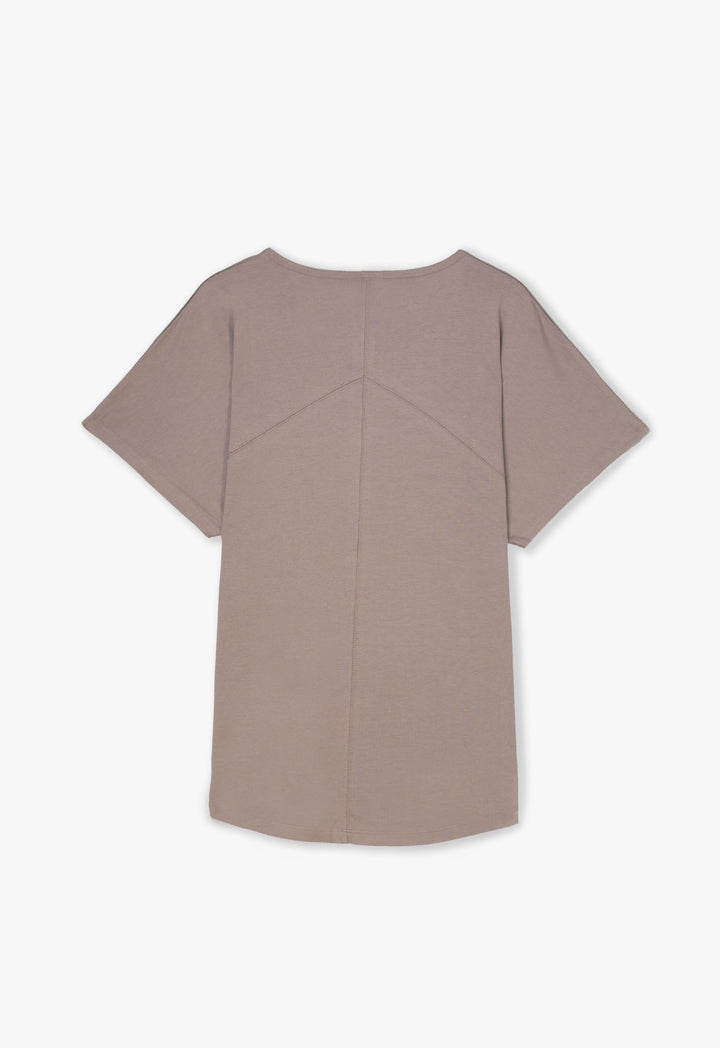 Choice Basic T-Shirt Brown