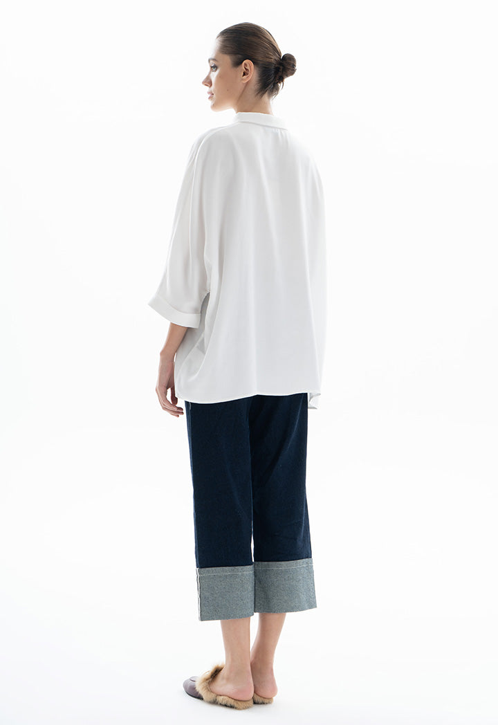 Choice Oversize Basic Shirt Offwhite