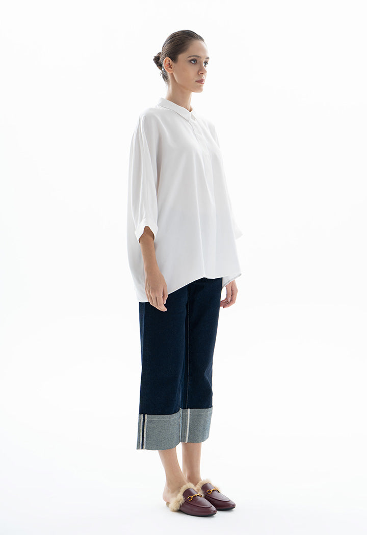 Choice Oversize Basic Shirt Offwhite