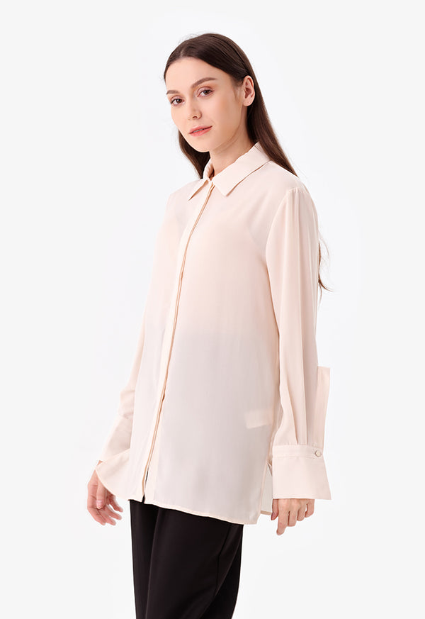 Choice Single-Toned Shirt Offwhite