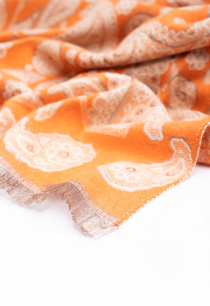 Choice Printed Scarf Orange