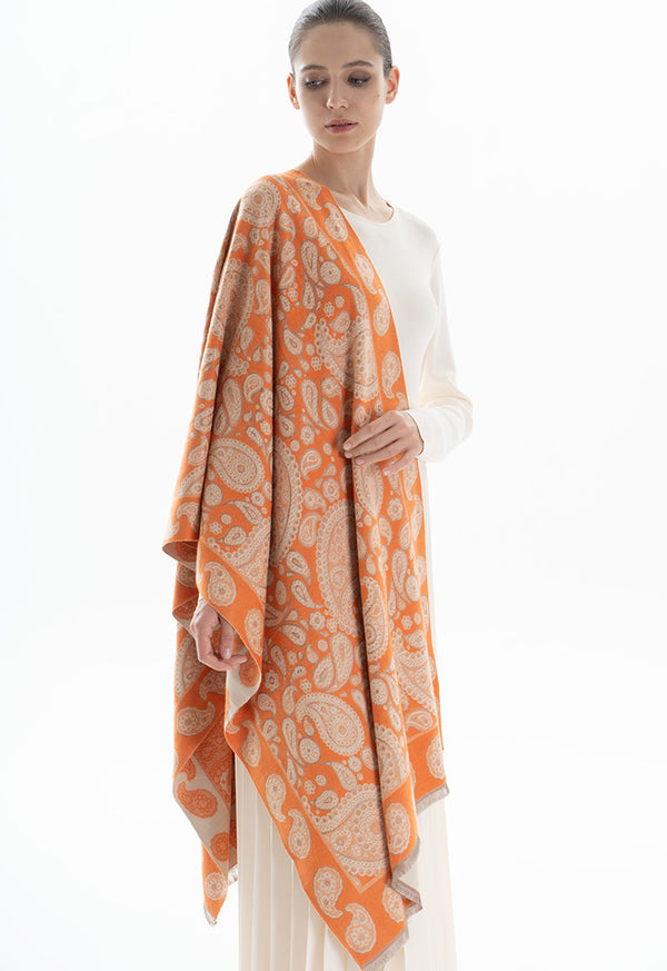 Choice Printed Scarf Orange