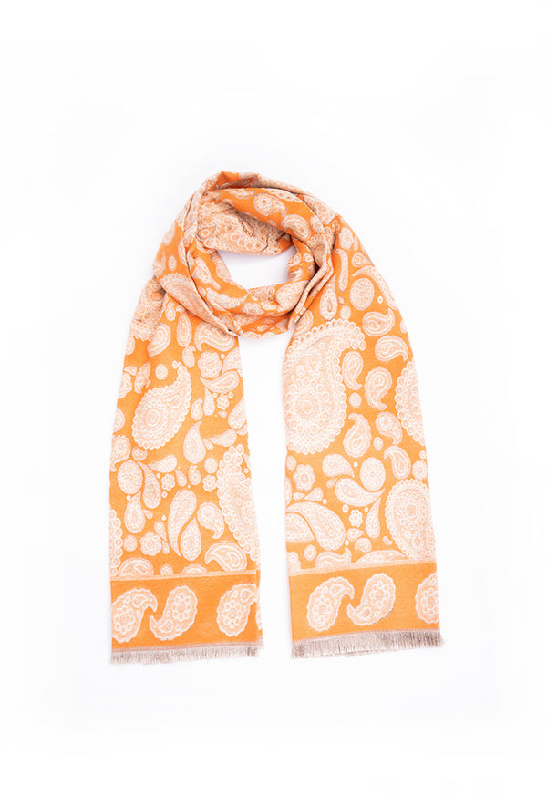 Choice Printed Scarf Orange