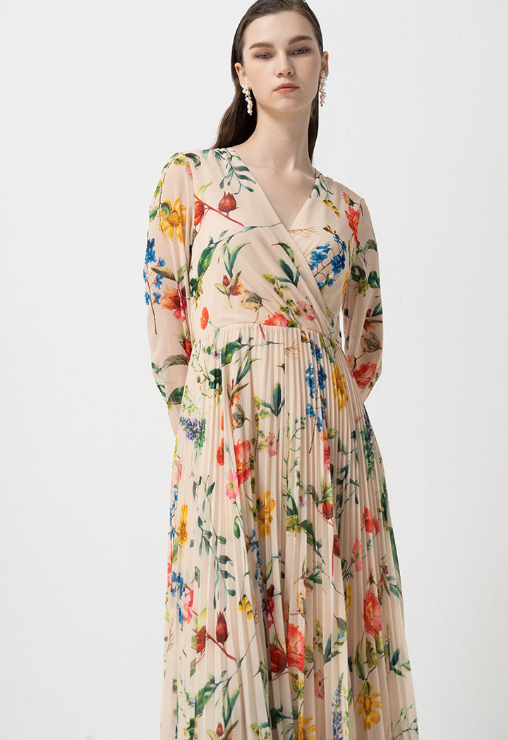 Choice Printed Floral Maxi Dress Print