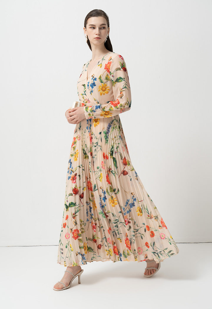 Choice Printed Floral Maxi Dress Print