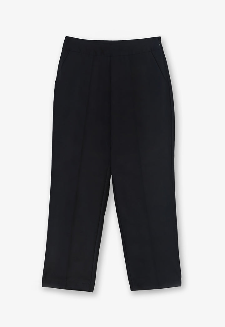 Choice Long Solid Formal Trouser Black