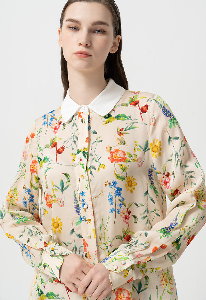 Choice Printed Club Collar Shirt Print