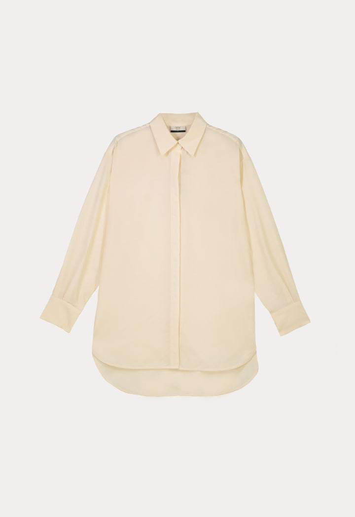 Choice Basic Poplin Shirt Stone