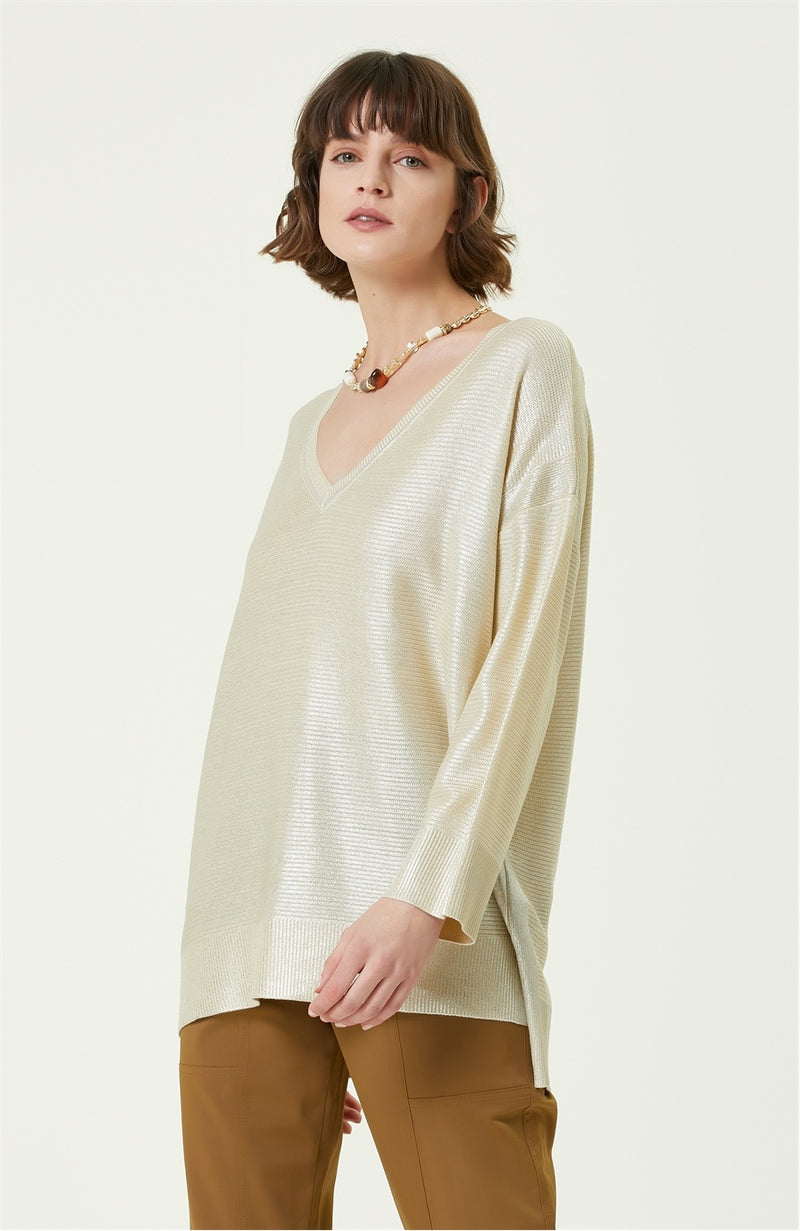 Network Basic Sweater Gold