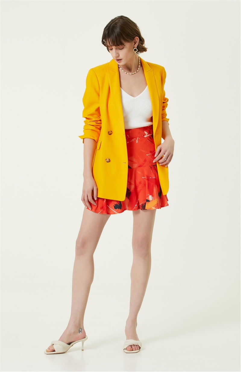 Network Regular Fit Blazer Yellow