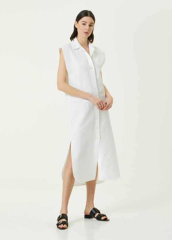 Beymen Collection Linen Shirt Dress White