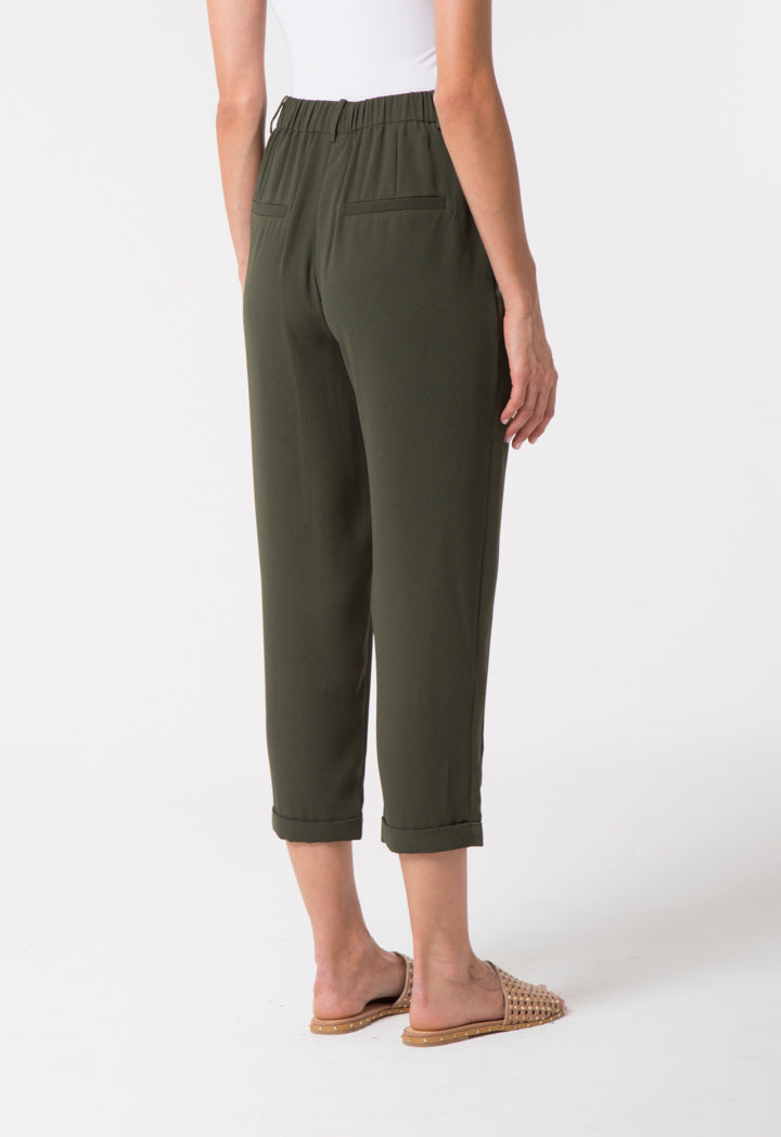 Choice Casual Crepe Trouser Olive