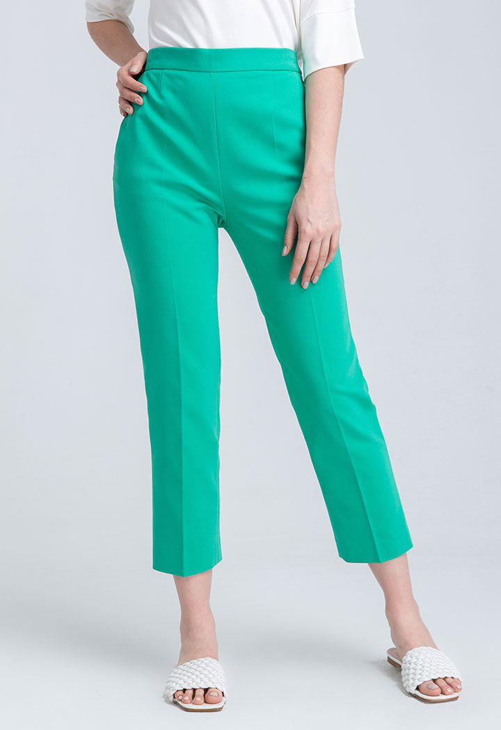 Choice Basic Straight Leg Trouser Green