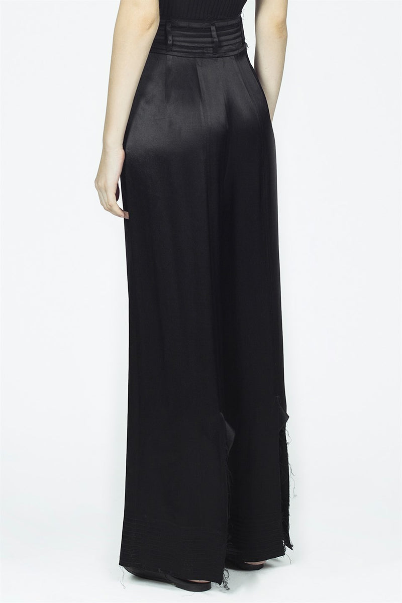 Nu High Waist Palazzo Trouser Black