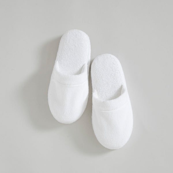 Chakra Solid Unisex Slippers White