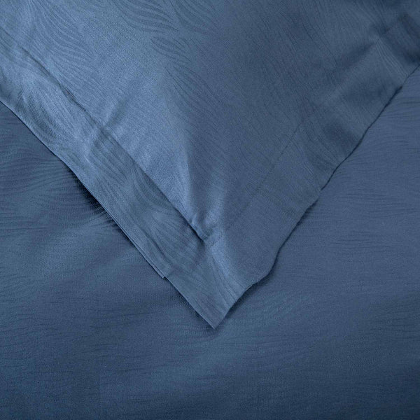 Chakra Bamboo Doce Duvet Cover Set Kng 230X220Cm Marine Blue