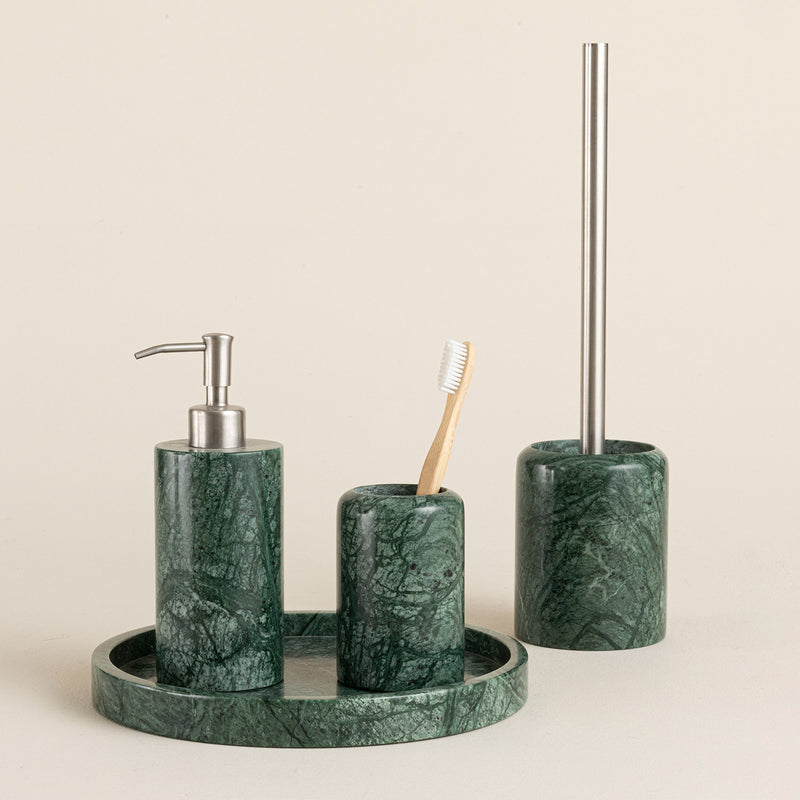 Chakra Marto Toilet Brush Holder 9.5X9.5X37Cm Dark Green