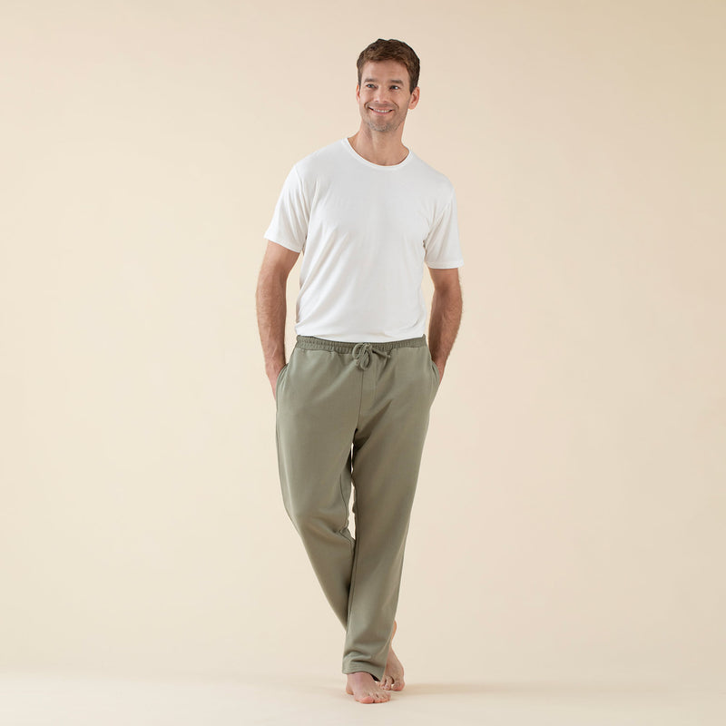 Chakra Lampone Man Sweat Pants Green