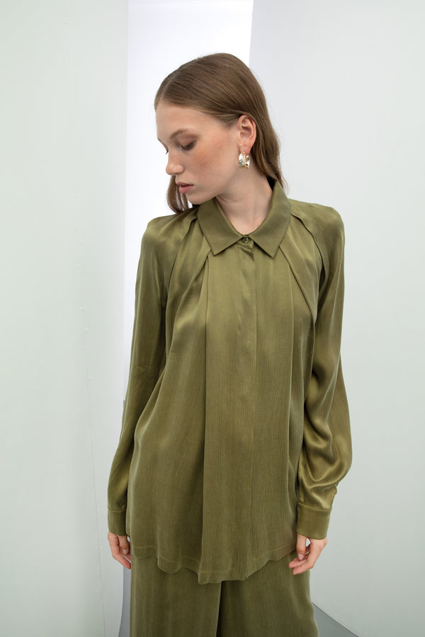 Baqa Comfortable Fit Shirt  Green