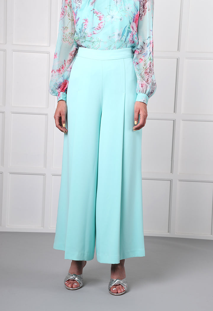 Choice Inverted Box Pleat Trouser
 Mint - Wardrobe Fashion