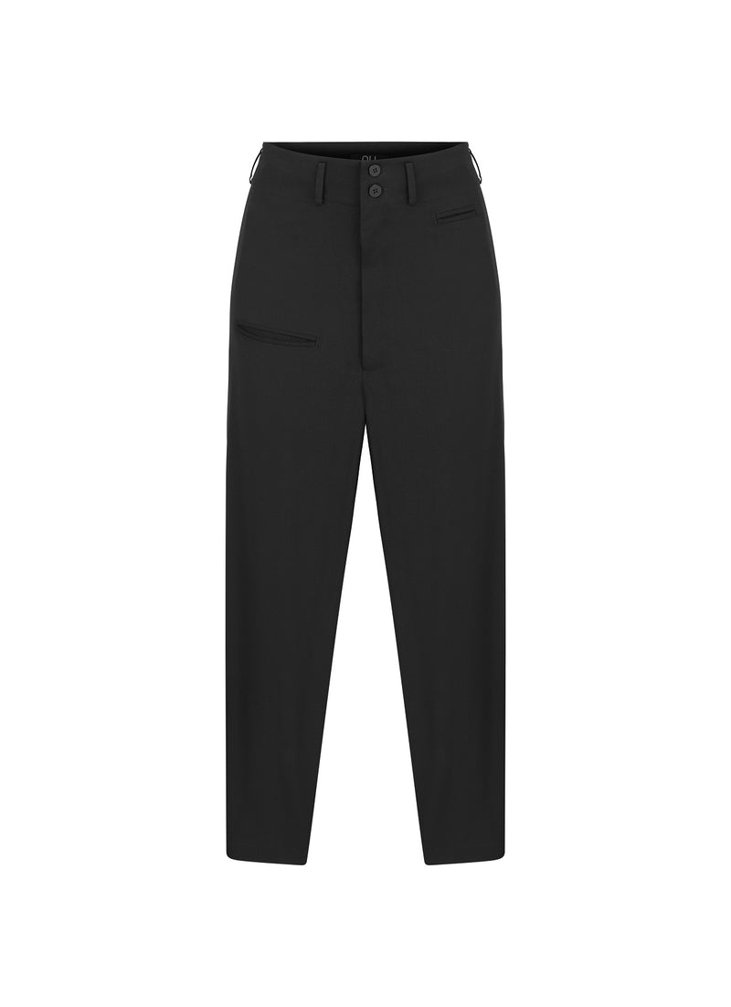 Nu High Waist Comfortable Fit Trouser Black