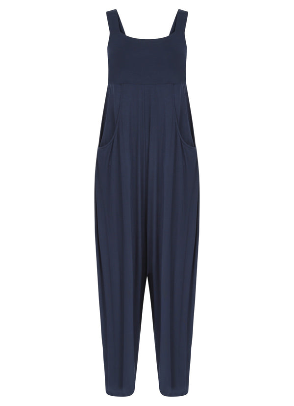 Nu Sleeveless Relaxed Fit Jumpsuit Indigo