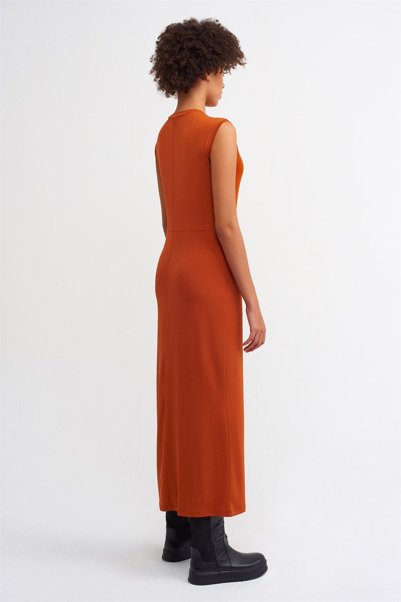 Nu Sleeveless Maxi Dress Terra Cotta