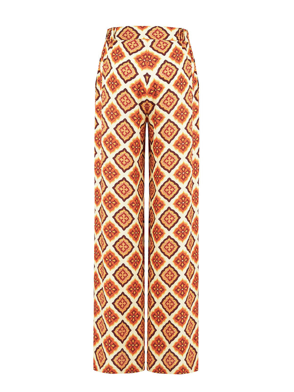 Nocturne Patterned Wide Leg Trouser Varyant