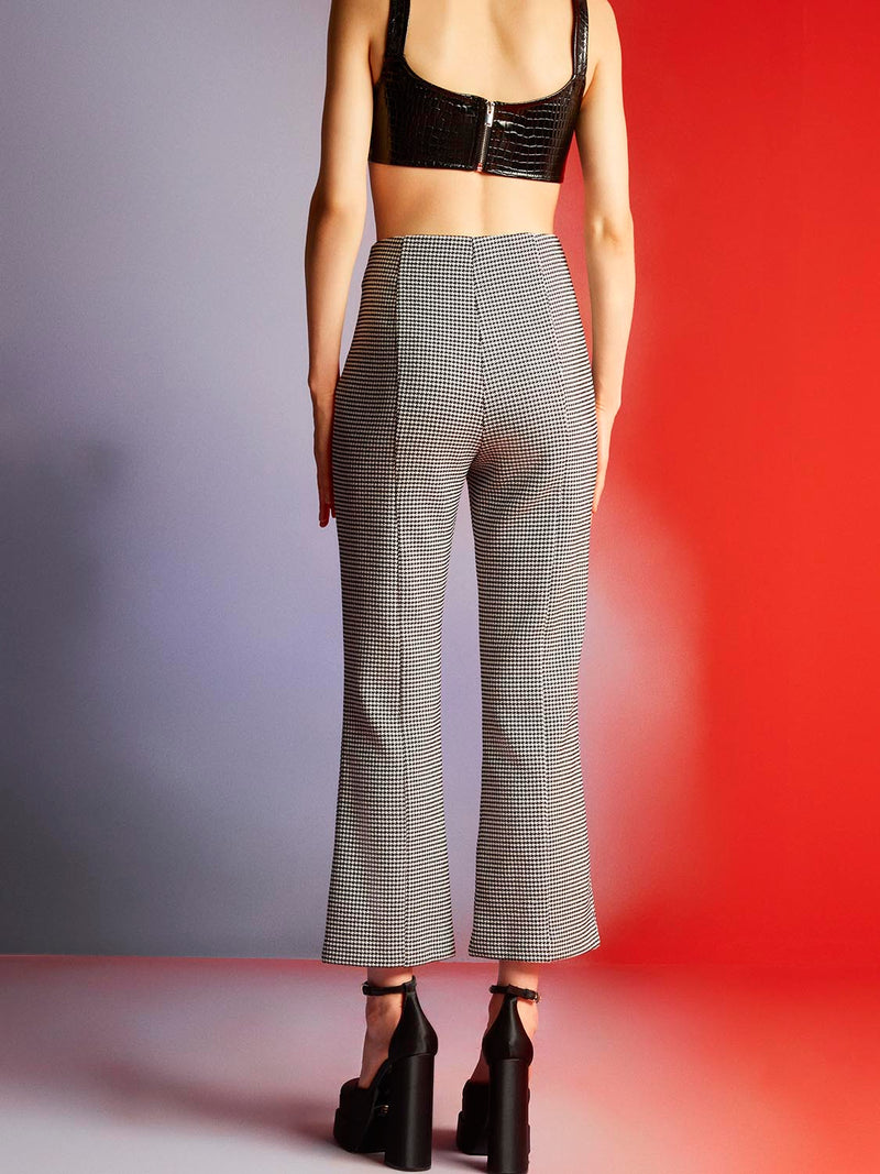 Nocturne High-Waisted Flare Trousers Black