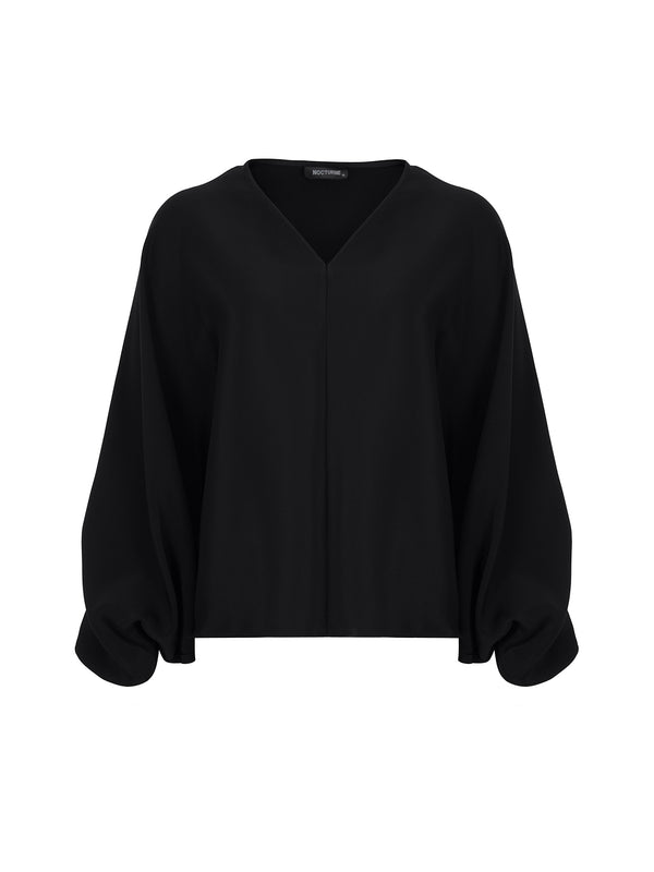 Nocturne Bat Sleeve Blouse Black