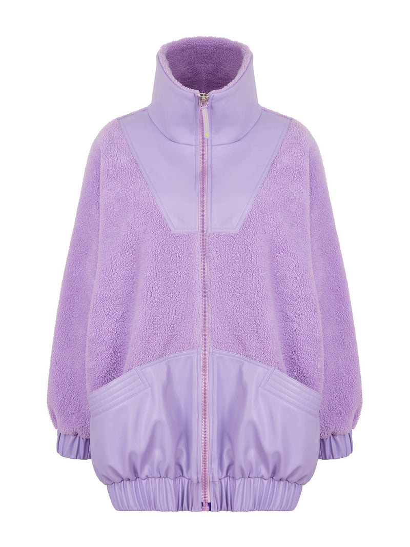 Nocturne Garnish Oversize Jacket Violet