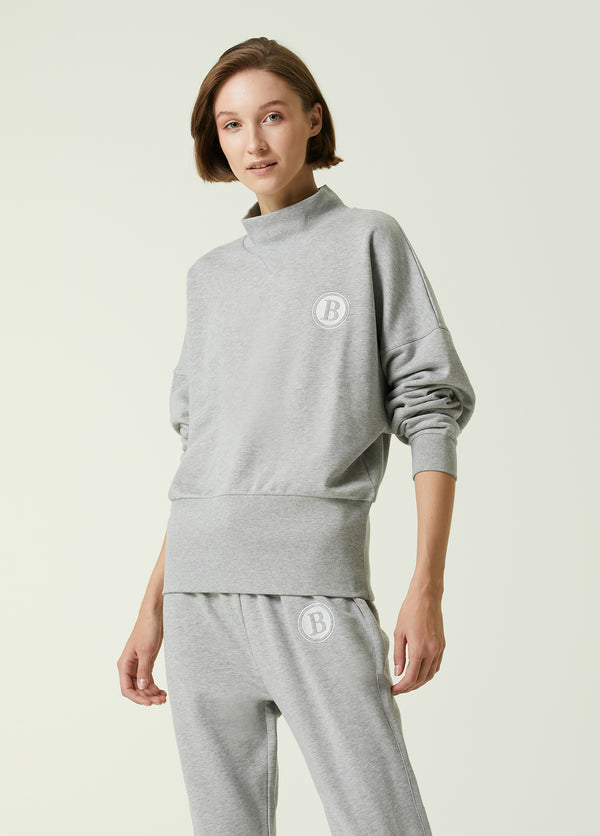 Beymen Collection Stand Up Sweatshirt Grey