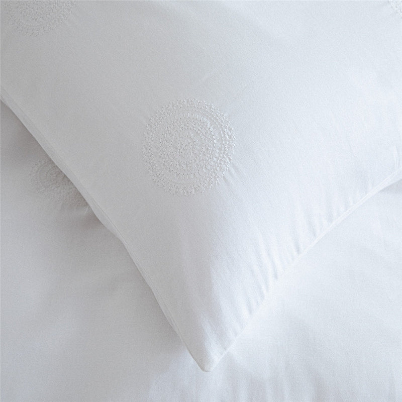 Chakra Bamboo Shino Duvet Cover Set Sng 160X220Cm White