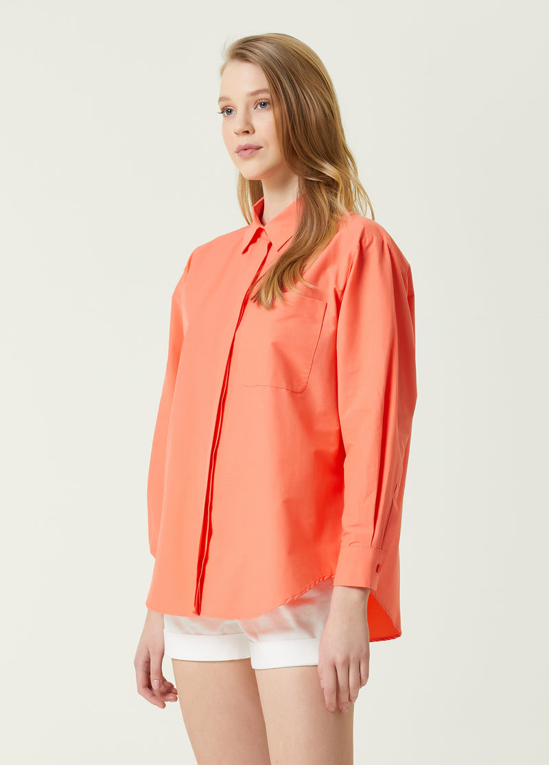 Beymen Club Boyfriend Poplin Shirt Red