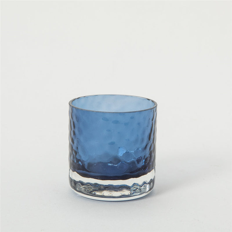 Chakra Melba Candle Holder 5X6.5Cm Blue